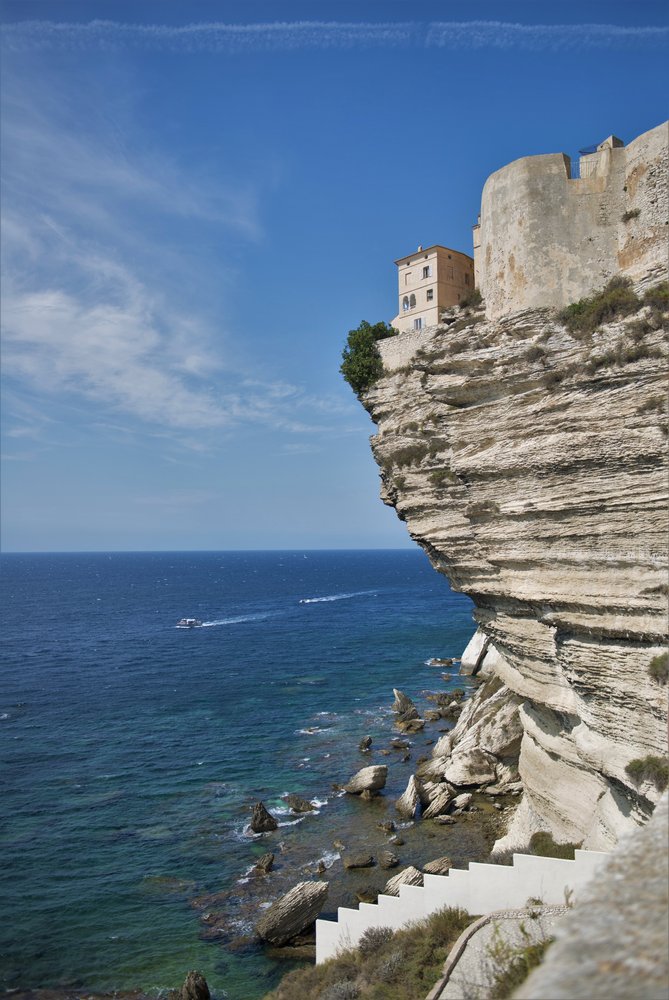 Bonifacio, vue de la Chapelle Saint-Roch