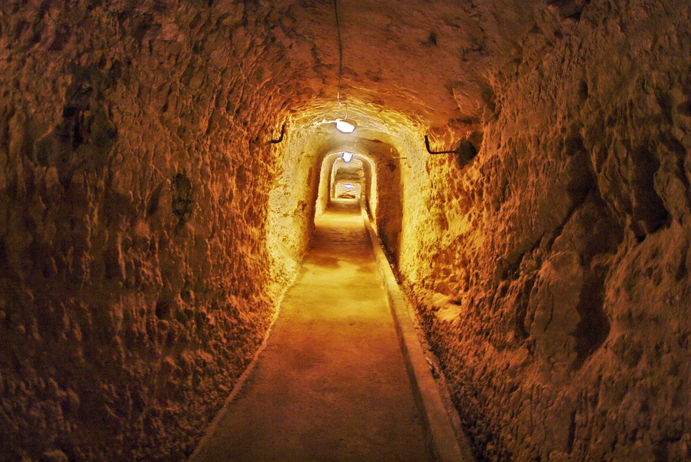 Tunnel d'accès au Gouvernail