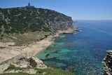 La plage et le phare de Pertusato, vus du Cap Pertusato - © Kalysteo.com