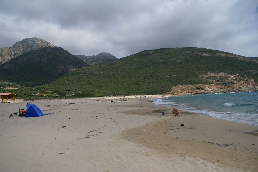 La plage d'Arone