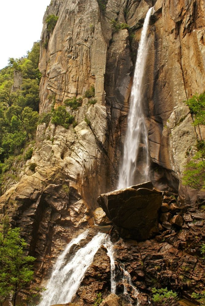 Piscia di Gallo, vue d'en bas