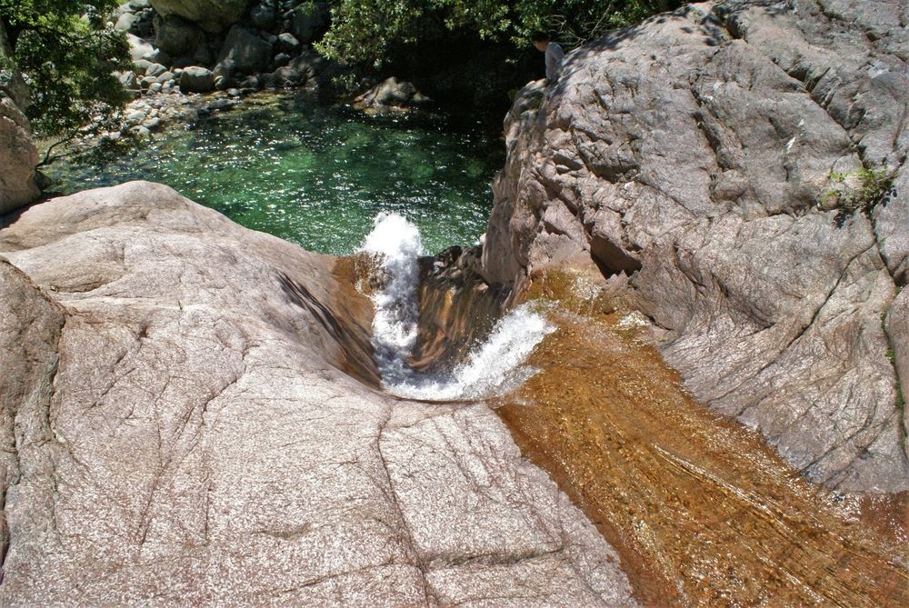 La première cascade, vue d'en haut