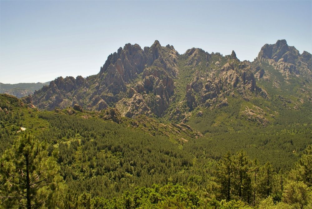 Sur le sentier menant aux cascades de Purcaraccia