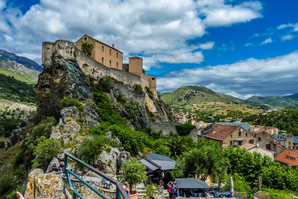 Citadelle de Corte, vue du belvédère