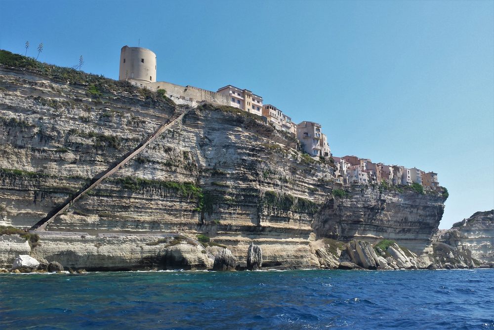 Bonifacio et l'escalier du Roy d'Aragon