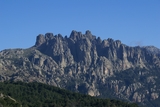 Les aiguilles de Bavella, vu du sentier du Trou de la Bombe Les aiguilles de Bavella, vu du sentier du Trou de la Bombe
