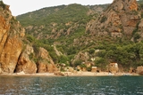 Plage de Ficaghjola, vue de la mer Plage de Ficaghjola, vue de la mer