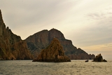 Le Capo Rosso, vu de la mer Le Capo Rosso, vu de la mer
