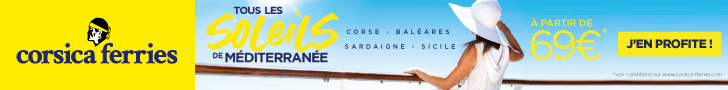 Traversées en ferry vers la Corse avec Corsica Ferries